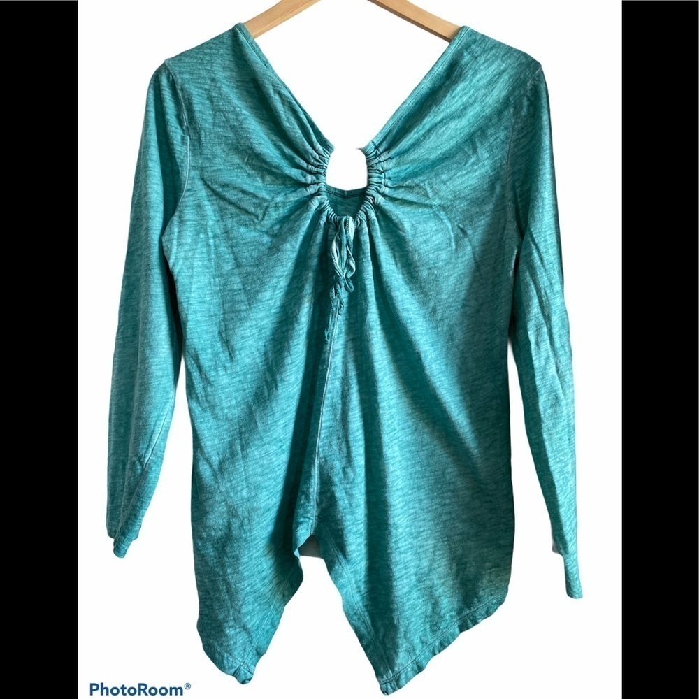 California Moonrise Boho Sharkbite Hem Top - Large - Picture 2 of 4
